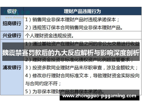 魏震禁赛罚款后的九大反应解析与影响深度剖析